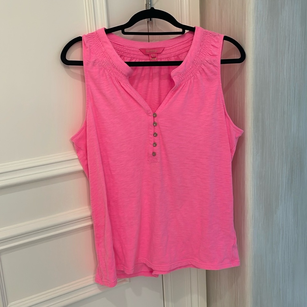 Pink Lily Pulitzer sleeveless top size XL.